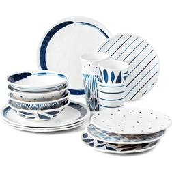 Lenox Blue Bay Melamine 16 Dinner Set