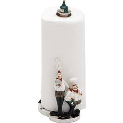 Litton Lane White Polystone Traditional Paper Towel Holder