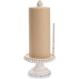 Mud Pie 47100002 Farmhouse Washed Beaded Paper Towel Holder