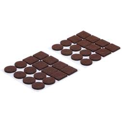 BGS Felt Pad Set Brown 32 pcs Kitchen Chair