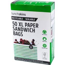 Lunchskins Recyclable + Sealable XL w/Closure Plastic Bag & Foil