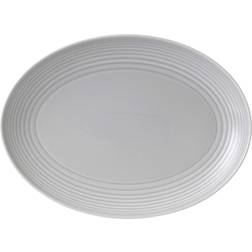 Royal Doulton Maze Light Grey Oval Platter Plat de service