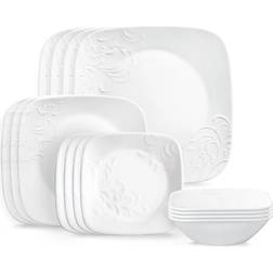 Corelle Cherish 16-piece Service Dinner Set