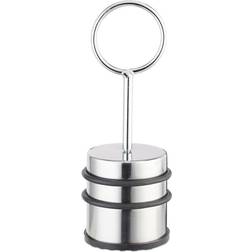 Relaxdays Fermaporta Con Manico Acciaio Inox H: 20.5 cm Argento