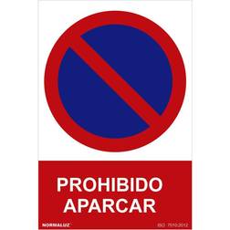 Seíal Prohibido Aparcar PVC 0.7 mm 30 x 40 cm Normaluz