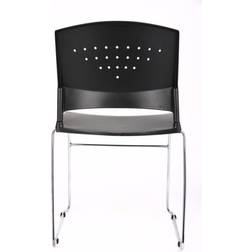 Boss Office Products B1400-BK-1 Black Stack Office Chair