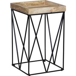 The Urban Port 24 Inch Industrial Tray Table 15x15"