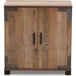 Baxton Studio Brown Farmhouse Storage Cabinet