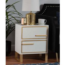 Baxton Studio Giolla Contemporary Glam Luxe Chest of Drawer