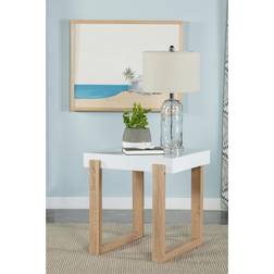 Coaster Gloss Natural Top Sled Small Table