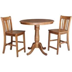 International Concepts 36 Round Solid Gathering Bar Table