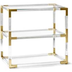 Jonathan Adler Jacques Acrylic & Two-Tier Småbord