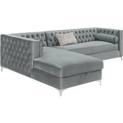 Coaster Silver Orchid Buelow Sectional Sofa