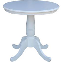 International Concepts 30 Pure White Dining Table