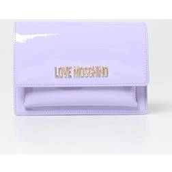 Love Moschino Uld Lak Crossbody Taske - Lilla