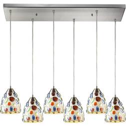 Elk Lighting 542-6RC Gemstones Collection Pendant Lamp