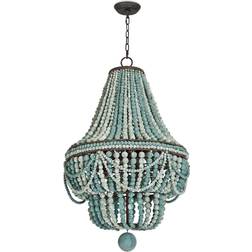 Regina Andrew Malibu Beaded 6-Light Pendant Lamp