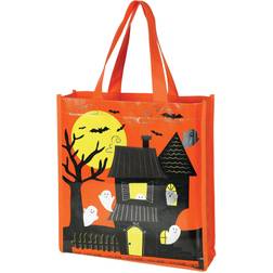 Haunted House Candy Bag Black/Orange One-Size