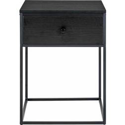 House Nordic 188157 Black Comodino 40x40cm