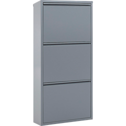 LaForma Ode 50 x 103 cm 3 Doors Grey Shoe Rack