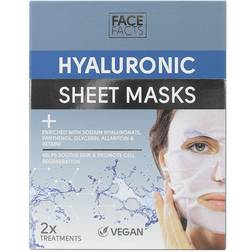 Face Facts Hyaluronic Sheet Masks 2 20ml