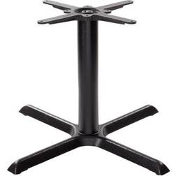 Black Cruciform Base Table Leg