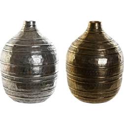 Dkd Home Decor 20 Silvrig Gyllene Vas