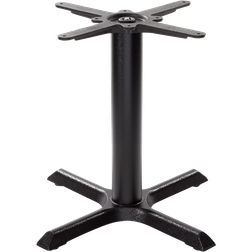 Black Cruciform Base Table Leg