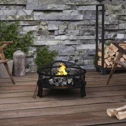 vidaXL Fire Pit with Poker XXL