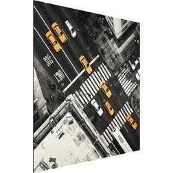 Tableau sur aluminium Taxis de la ville de New York