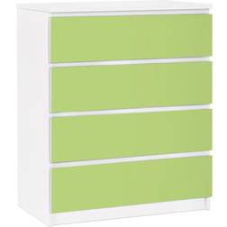 Malm Cassettiera 4x Tiroirs Coloris Vert Comò