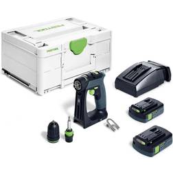 Festool Akkuruuvinväännin CXS 18 C 3,0-Plus (sis. akun laturin)