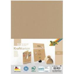 Folia Kraftkarton 50 Blatt folia