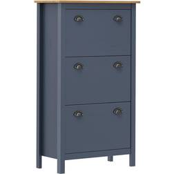 vidaXL Solid Wood Pine Hill Skohylle