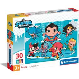 Clementoni WB DC Comics Superfriends 2023 Puslespil 30 Brikker