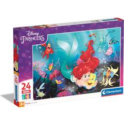 Clementoni Maxi Disney Princess Little Mermaid Puslespil 24 Brikker