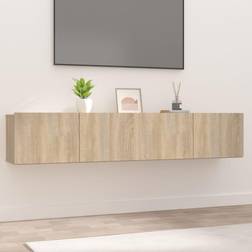 vidaXL 2 stk. konstrueret træ sonoma-eg TV-bord