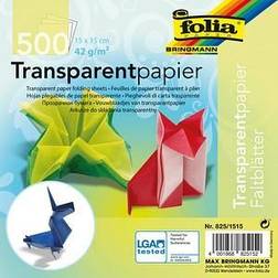 folia Transparentpapier-Faltblätter, 150 x 150 mm