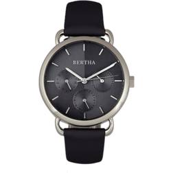 Bertha Gwen Leather-Band with Day & Date