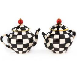 Mackenzie-Childs Salt & Pepper Set Teapot