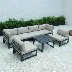 Leisuremod Chelsea Outdoor Lounge Set