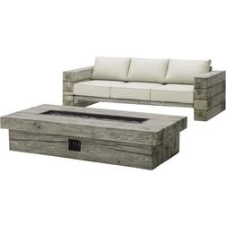 modway Manteo Collection EEI-3654-LGR-BEI-SET Modular Sofa