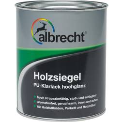 Albrecht Holzsiegel PU-Klarlack Transparent hochglänzend 0.75L