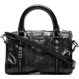 Zadig & Voltaire Tote Bag Xs Sunny Cuir Verni Noir