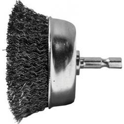 Century Drill & Tool Century Drill 76223 Drill Cup Brush 2-3/4" Dia. Crimped Steel 0.008"