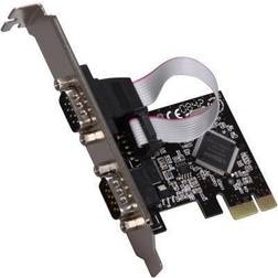 Syba SD-PEX15022 2-Port DB9 RS232 Serial Card