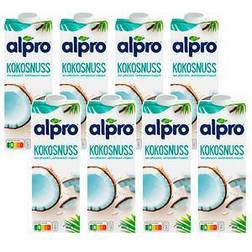 Alpro Coconut Plant-Based Long Life Drink 1L Pack of 8