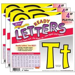 Trend Yellow 4 Playful Combo Ready Letters 3 Packs