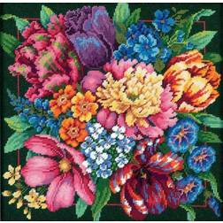 DIMENSIONS Needlepoint Kit, Floral Splendor, 14 x 14