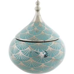 Dkd Home Decor Porslin Gyllene Turkos Orientalisk Kromad Espressokopp 18st